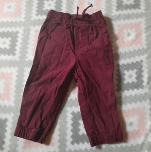 Burgundy pants